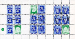 Israel - Feuille Complète - N° 382A Oblitérés - Used Stamps (without Tabs)