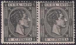 Cuba 1879 Sc 82 Ed 50 Pair MNH** - Kuba (1874-1898)