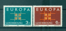 Luxembourg 1963 - Y & T N. 634/35 - Europa (Michel N. 680/81) - Ongebruikt