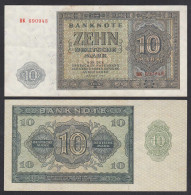 DDR 10 Mark 1948 Ro 343b VF (3) Serie BK     (28124 - Other & Unclassified