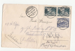 1936 Starogard POLAND REDIRECTED Cover Stamps - Cartas & Documentos