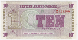 Great Britain BAF P M48 - 10 New Pence 1972 6th Series - UNC - British Armed Forces & Special Vouchers