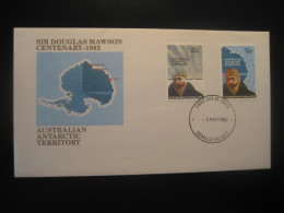 BENALLA 1982 Sir Douglas Mawson FDC Cancel Cover Antarctica AAT Antarctic Antarctique Australia South Pole Polar - Brieven En Documenten