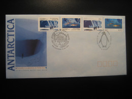 KINGSTON MELBOURNE 1990 Russia USSR Co-operation Penguin FDC AUSTRALIA Antarctica Antarctic Antarctique Polar South Pole - Covers & Documents