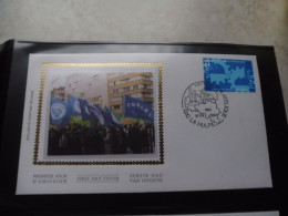 Belgique Belgie  Fdc  Soie  Fdc Z/s 2405  Oblitéré Gestempelt La Hulpe Cgslb 1991 - 1991-2000