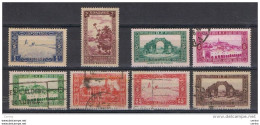 ALGERIA:  1936/37  ANNIVERSARIO  -  8  VALORI  N./US. -  YV/TELL. 101//120 - Gebraucht