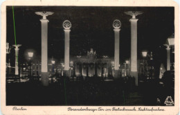 Berlin - Brandenburger Tor Im Festschmuck - 3. Reich - Brandenburger Deur