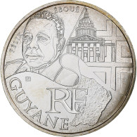 France, 10 Euro, Guyane, Félix Éboué, 2012, Paris, Argent, SPL, KM:1863 - France