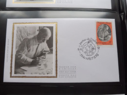 Belgique Belgie  Fdc  Soie  Fdc Z/s 2451 Oblitéré Gestempelt Hastiere Van Noten 1992 - 1991-2000