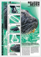 NETHERLANDS 2024 FAUNA. Prehistoric Animals IV. Giant Beaver - Fine S/S MNH - Unused Stamps