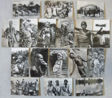 AEF Fort Archambault  Au Messager Brazzaville Libreville Lot De 17 Cpsm Femme & Groupe Africain Africaine Seins Nus Div. - Collections & Lots