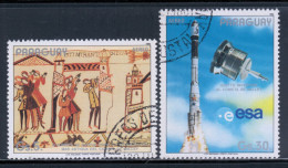 Paraguay 1986 Mi# 3973, 3975 Used - Short Set - Halley's Comet / Space - Zuid-Amerika