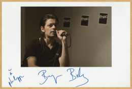 Benjamin Biolay - Belle Grande Photo Dédicacée En Personne - Spa 2008 - Chanteurs & Musiciens