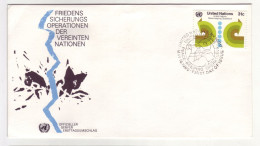 Nations Unies - Vienne FDC - 16/05/1980 - Peace Keeping Operations - M324 - Usati