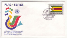 Nations Unies - New-York FDC - 18/09/87 - Flag Series Zimbabwe - M325 - Used Stamps