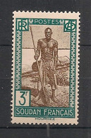 SOUDAN - 1931-38 - N°YT. 85 - Batelier 3f - Neuf Luxe ** / MNH / Postfrisch - Ungebraucht