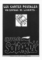 CPM LARDIE Jihel Tirage Signé Numéroté En 85 Exemplaires Pologne Polska SOLIDARNOSC LECH WALESA - Pologne