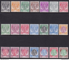 1951-55 MALAYSIAN STATES KELANTAN, SG 61/81  Set Of 21  MNH/** - Otros & Sin Clasificación