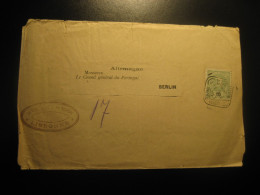 LISBOA 1898 To Consul Berlin Germany Cancel Slight Faults Wrapper Cover PORTUGAL - Lettres & Documents