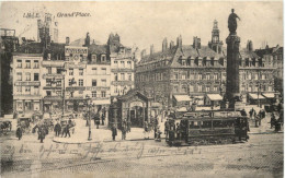 Lille - Grand Place - Feldpost K B 1. Res Div - Lille