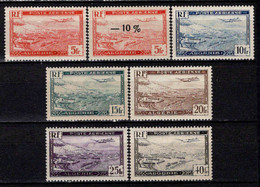 Algérie - 1946 - Avion Survolant Alger  -  PA 1 à 6  - Neuf** - MNH - Airmail