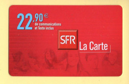 Carte Prépayée : SFR (CEGETEL) La Carte / 22,90 E - Other & Unclassified