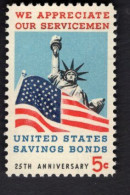 2006882879 1966 SCOTT 1320a (XX) POSTFRIS MINT NEVER HINGED - SAVING BONDS - SERVICEMEN TAGGED - Neufs