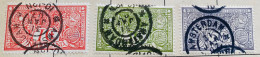 Pays-Bas -1907 - Série Complète,  Annulation De Démolition AMSTERDAM 31 JAN 1907 - 10-12N - Used Stamps