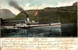 Gruss Vom Vierwaldstättersee - Dampfer Victoria - Stansstad