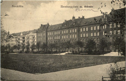 Neukölln - Herzbergplatz Mit Schule - Neukoelln