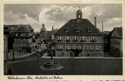 Waltershausen In Thüringen, Marktplatz Mit Rathaus - Waltershausen