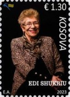 Kosovo, 2023, In Memoriam - Edi Shukriu, 1950-2023 (MNH) - Kosovo