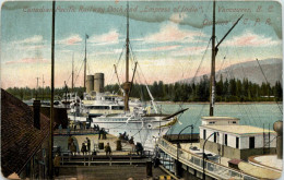 Vancouver - Canadian Pacific Railway Dock And Empress Of India - Autres & Non Classés