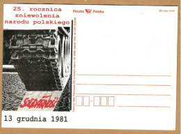 POLAND 2006 NOWY SACZ PO LIMITED EDITION PC: SOLIDARITY 25TH ANNIVERSARY OF ENSLAVEMENT OF POLISH NATION & MARTIAL LAW - Vignettes Solidarnosc