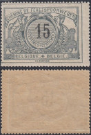 Belgique 1895 - Timbre Neuf. COB Nr.: TR16 Avec Curiosité: "Cadre épais à Droite +erreur De Piquage En Bas (EB) AR-02431 - Mint