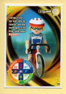 Carte Playmobil N° 72 / Cyclisme / Kylian / Le Monde Du Sport / Carrefour Market - Andere & Zonder Classificatie