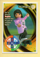 Carte Playmobil N° 75 / Roller Et Skate / Sophie / Le Monde Du Sport / Carrefour Market - Autres & Non Classés
