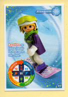 Carte Playmobil N° 93 / Snowboard / Apolline / Le Monde Du Sport / Carrefour Market - Autres & Non Classés