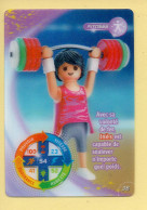 Carte Playmobil N° 38 / 3D / Fitness / Inès / Le Monde Du Sport / Carrefour Market - Autres & Non Classés