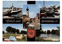 6728 GERMERSHEIM, Rheinfähre, Campingplatz, Stadthausplatz, Rheinhafen, Naturbad, 1967 - Germersheim