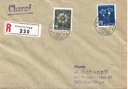 33 - 87 - Enveloppe Recommandée Envoyée De Glattbrugg 1944 - Timbres Pro Juventute - Lettres & Documents