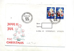 Lettre Cachet Helsinki  Noel - Storia Postale