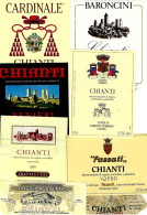 ITALIA ITALY - 15 Etichette Vino Rosso TOSCANA Anni 80-90-2000 Vino CHIANTI - Rouges