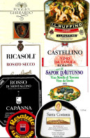ITALIA ITALY - 15 Etichette Vino Rosso TOSCANA Anni 80-90-2000 Vari Vini Rossi Toscani - Lotto 3 - Rouges