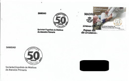 SPAIN. FDC. 50th ANNIV. SPANISH SOCIETY OF PRIMARY CARE DOCTORS. 2024 - FDC