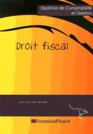 Droit Fiscal DCG (2013) De Hervé Jahier - Comptabilité/Gestion