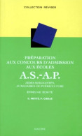 Préparation Au Concours D'admission Aux écoles D'aides-soignantes-auxiliaires De Puériculture : épreuve écrit - 18 Ans Et Plus