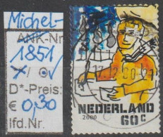 2000 - NIEDERLANDE - FM/DM "Dez.marken-Mann Schreibt Brief" 60 C Mehrf. - S. Scan  (1851o Nl) - Used Stamps