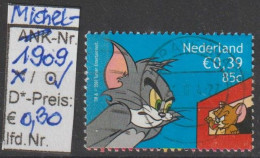 2001 - NIEDERLANDE - FM/DM A. MH "Comic-Tom U. Jerry" 85 C / 0,39 € Mehrf. - S. Scan  (1909o Nl) - Used Stamps