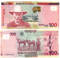 Namibia 100 Dollars 2018 P-14 UNC - Namibië